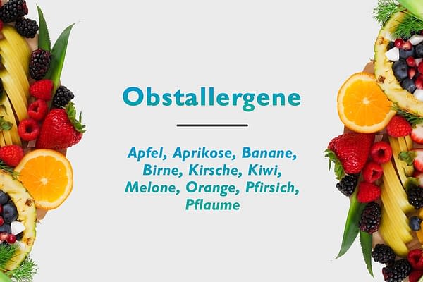 obstallergene und obstallergie