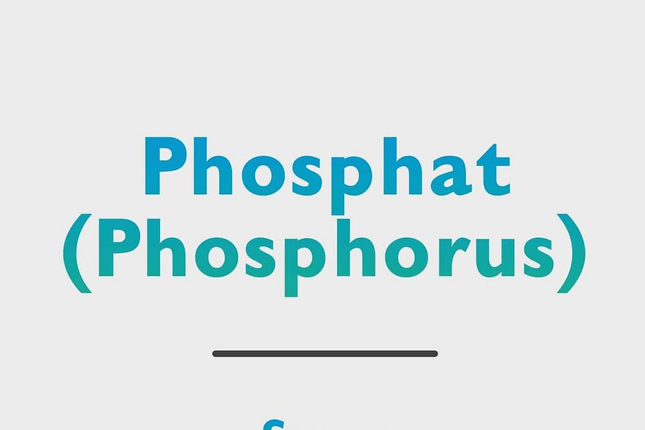 Phosphat (Phosphorus)