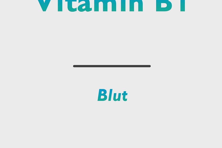 Vitamin B1 (Thiamine)