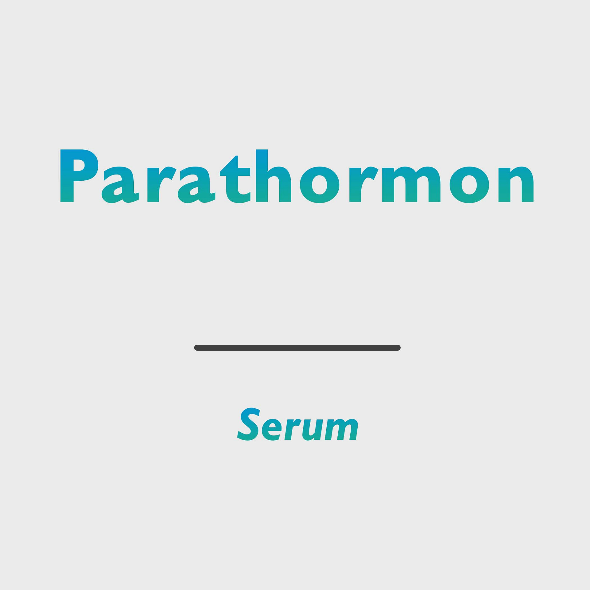 Parathormon (PTH, parathyroid hormone)