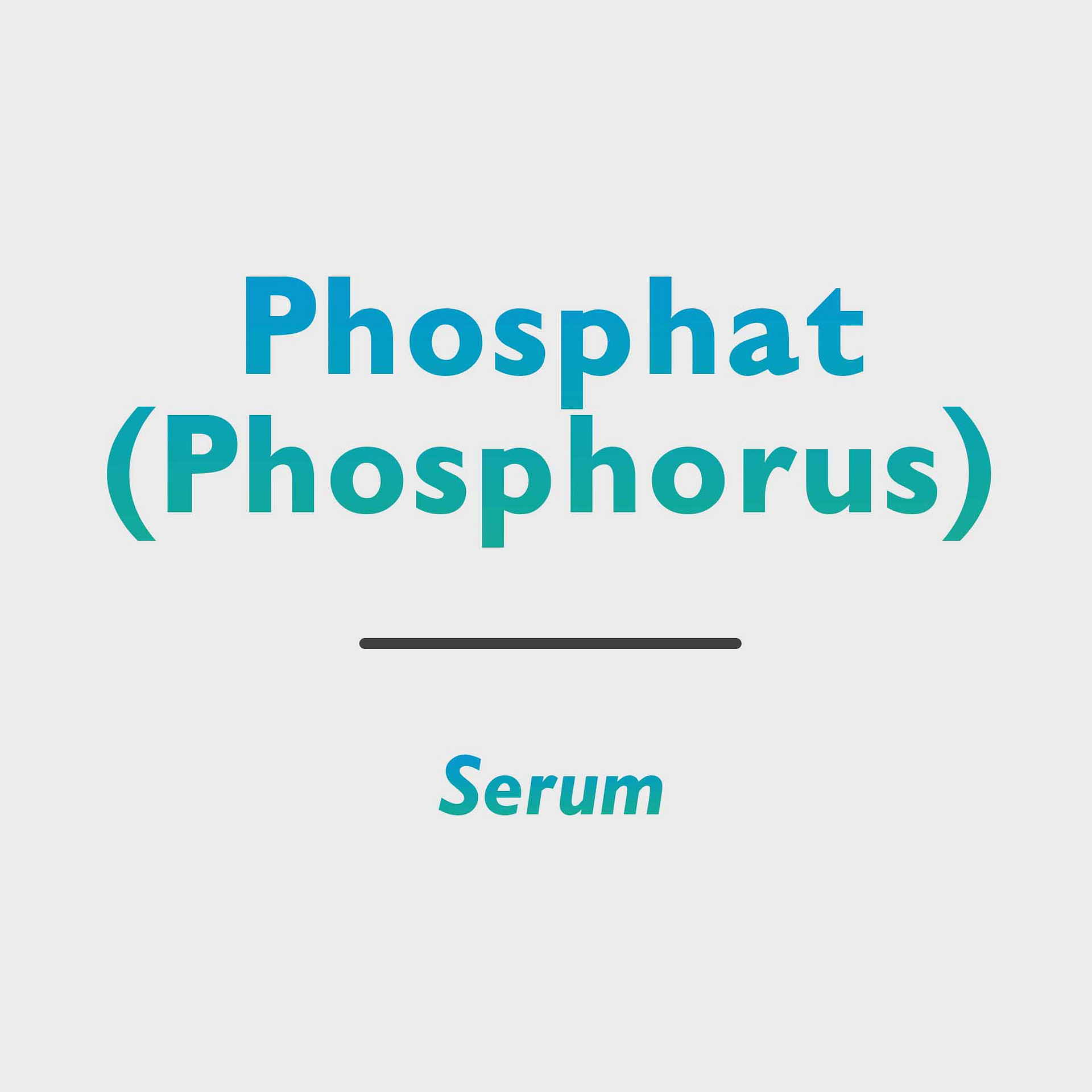 Phosphat (Phosphorus)